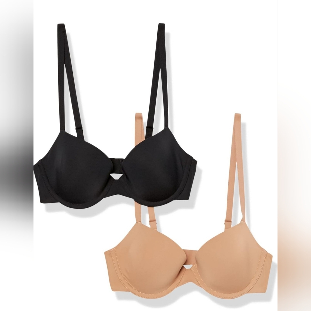 Amazon Essentials Demi Cut 2 Ct Bras In 38C